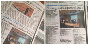 Il Resto del Carlino_Neuronguard fa il pieno di premi - 07.12.2016